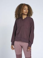 Bluza z kapturem Hummel hmlluise loose. Brązowe bluzy z kapturem Hummel, na jesień, s, bez wzorów, z jersey, z kapturem, na fitness i siłownię. Za 209.05 zł.