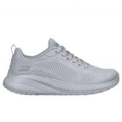 Buty Skechers Bobs Sport Squad Chaos - Face Off 117209 Ltgy szare. Szare buty treningowe bez wzorów, z dzianiny, bez zapięcia. Za 475.92 zł.