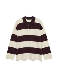 Vero Moda Sweter w kolorze kremowo-brązowym rozmiar: XS. Brązowe swetry Vero Moda, xs, bez wzorów, bez ramiączek. Za 114.17 zł.