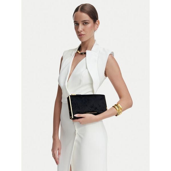 Torebka Elisabetta Franchi. Czarne kopertówki Elisabetta Franchi, bez wzorów, bez dodatków. Za 1,459.00 zł.