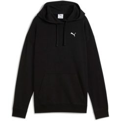 Bluza damska PUMA ESS Relaxed Hoodie TR. Czarne bluzy Puma, m, bez wzorów, sportowe, bez ramiączek, bez kaptura. Za 179.99 zł.