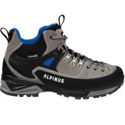 Buty trekkingowe damskie Alpinus The Ridge Mid Pro W Vibram. Niebieskie buty trekkingowe Alpinus, bez wzorów, bez zapięcia, trekkingowe. Za 699.00 zł.