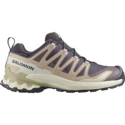 Obuwie Biegi w terenie Kobiety XA PRO 3D V9 GORE-TEX. Brązowe buty do biegania Salomon, bez wzorów, z gore-texu, bez zapięcia, do biegania, gore-tex. Za 729.00 zł.