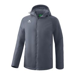 Kurtka zimowa Erima Team Szara Junior. Szare kurtki Erima, na zimę, s, bez wzorów, z materiału, klasyczne, bez kaptura. Za 398.99 zł.