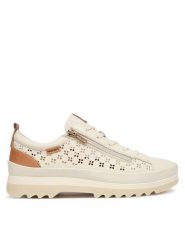 Pikolinos Półbuty Vigo W3W-6841C1 Biały. Białe półbuty wsuwane Pikolinos, bez wzorów, ze skóry, bez obcasa, na płaskiej podeszwie. Za 599.99 zł.