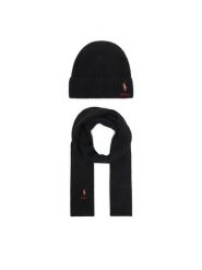 Polo Ralph Lauren Zestaw Szalik i Czapka 455981430003 Czarny. Czarne czapki zimowe Polo Ralph Lauren, na zimę, bez wzorów, z materiału. Za 1,099.00 zł.