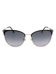 Carolina Herrera Damskie okulary przeciwsłoneczne w kolorze złoto-czarno-granatowym rozmiar: 58. Czarne okulary przeciwsłoneczne carolina herrera, bez wzorów, z tworzywa sztucznego, metalowe. Za 254.95 zł.