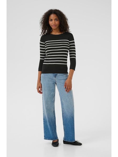 Kaffe Sweter w kolorze czarnym rozmiar: XS. Czarne swetry Kaffe, xs, bez wzorów, bez ramiączek. Za 74.81 zł.