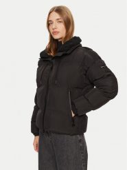 Frieda & Freddies Kurtka puchowa 3724B Czarny Regular Fit. Czarne kurtki Frieda & Freddies, bez wzorów, z puchu, bez kaptura. Za 529.99 zł.