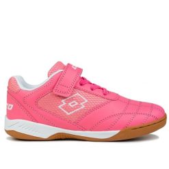 Buty młodzieżowe sportowe Lotto WHIZZER K. Biała buty treningowe Lotto, bez wzorów, z materiału, bez zapięcia, trekkingowe. Za 63.00 zł.