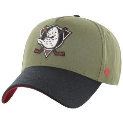 Czapka z daszkiem dla dorosłych 47 NHL Vintage Anaheim Ducks Cap. Zielone czapki z daszkiem 47 Brand, bez wzorów, z bawełny, sportowe. Za 139.99 zł.