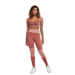 Damskie legginsy mid-rise Hummel Clea. Czerwone legginsy Hummel, bez wzorów, z dzianiny, sportowe. Za 171.15 zł.