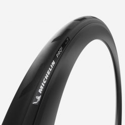 Opona rowerowa szosowa Michelin Pro 5 700x28 miękkie stopki TLR. Brązowe skarpetki MICHELIN, bez wzorów, z gumy. Za 219.99 zł.