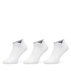 Skarpety krótkie EA7 Emporio Armani. Białe skarpetki EA7 Emporio Armani, bez wzorów. Za 114.99 zł.