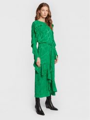 Zadig&Voltaire Sukienka codzienna Ritana WWDR01167 Zielony Regular Fit. Zielone sukienki Zadig&Voltaire, na co dzień, s, bez wzorów, z jedwabiu, bez kołnierzyka, bez ramiączek, proste. Za 4,119.00 zł.