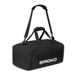 Torba sportowo-podróżna typu duffel 40L Siroko Duffle Bag 40L. Czarne torby podróżne SIROKO, bez wzorów, z materiału, na ramię. Za 228.00 zł.