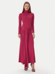 Bardot Sukienka wieczorowa Alix 59467DB Bordowy Regular Fit. Czerwone sukienki Bardot, bez wzorów, z syntetyku, wizytowe, bez kołnierzyka, bez ramiączek. Za 549.99 zł.