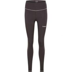Damskie legginsy Hummel Pulse Retro. Brązowe legginsy Hummel, bez wzorów, z materiału, retro. Za 226.00 zł.