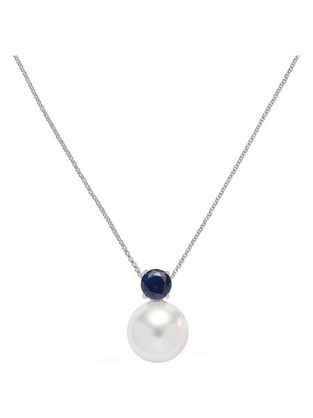 U.S. Polo Assn. Naszyjnik z zawieszką - dł. 38 cm rozmiar: onesize. Szare naszyjniki U.S. Polo Assn., z materiału, z perłą, metalowe. Za 139.87 zł.