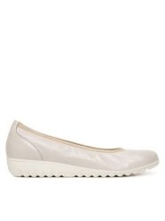 Caprice Baleriny 9-22161-44 Beżowy. Brązowe baleriny Caprice, bez wzorów, ze skóry, bez obcasa, bez zapięcia. Za 275.99 zł.