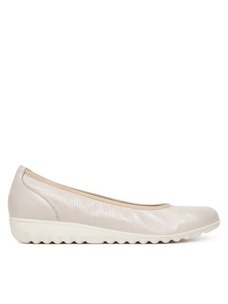 Caprice Baleriny 9-22161-44 Beżowy. Brązowe baleriny Caprice, bez wzorów, ze skóry, bez obcasa, bez zapięcia. Za 247.99 zł.