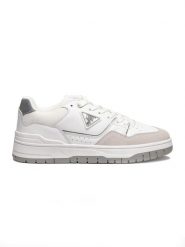 Buty sportowe wytrzymały na co dzień na siłownię. Białe buty treningowe LEONE 1947 APPAREL, bez wzorów, bez zapięcia, na fitness i siłownię. Za 147.31 zł.