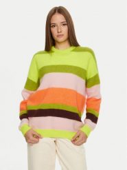 American Vintage Sweter Vitow VITO18IH24 Kolorowy Oversize. Swetry American Vintage, s, bez wzorów, z wełny, vintage, bez ramiączek. Za 449.99 zł.