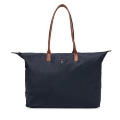 Torebka Tommy Hilfiger. Niebieskie torebki klasyczne Tommy Hilfiger, bez wzorów, klasyczne, bez dodatków. Za 399.99 zł.