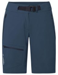 Spodenki damskie Badile II. Niebieskie szorty sportowe Vaude, bez wzorów, z materiału, narciarskie. Za 429.00 zł.