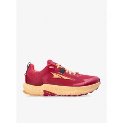 Buty trailowe damskie Altra Timp 5. Czerwone buty do biegania Altra, bez wzorów, bez zapięcia, do biegania. Za 543.99 zł.