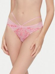 Hunkemöller Stringi Lillia 204602 Fioletowy. Fioletowe stringi Hunkemöller, bez wzorów, z syntetyku. Za 49.99 zł.