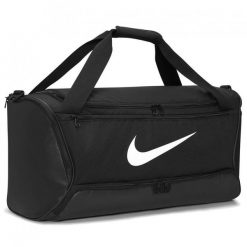 Torba Sportowa Unisex Nike Brasillia. Czarne torby podróżne Nike, bez wzorów. Za 176.00 zł.