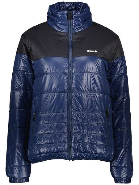 Bench Kurtka pikowana "Anniston" w kolorze granatowo-czarnym rozmiar: 38. Czarne kurtki Bench, bez wzorów, bez kaptura. Za 122.67 zł.