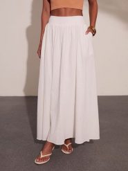 LA Angels Spódnica w kolorze białym rozmiar: S. Białe spódnice LA Angels, na imprezę, s, bez wzorów, z bawełny, maxi. Za 209.95 zł.