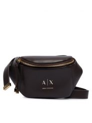 Armani Exchange Nerka XW002655 AF19902 U6032 Brązowy ciemny. Brązowe nerki i saszetki Armani Exchange, bez wzorów, ze skóry, bez dodatków. Za 454.99 zł.