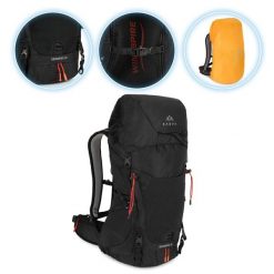 Plecak trekkingowy KADVA Sendero 35 l. Czarne plecaki KADVA, bez wzorów, bez dodatków. W wyprzedaży za 208.99 zł.