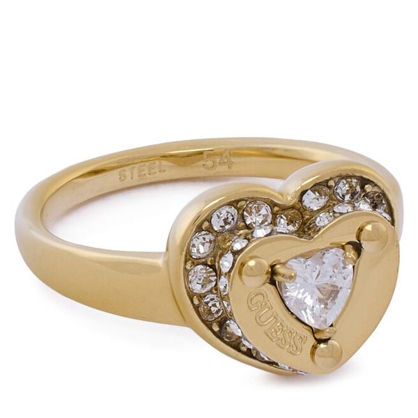 Pierścionek Guess. Żółte pierścionki Guess, złote. Za 199.99 zł.