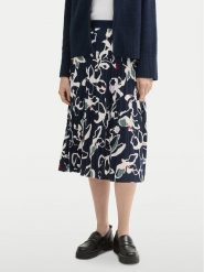 Tom Tailor Spódnica plisowana 1043057 Granatowy Regular Fit. Niebieskie spódnice Tom Tailor, bez wzorów, z syntetyku, plisowane. Za 149.99 zł.
