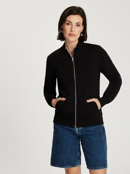 Cross Jeans Bluza w kolorze czarnym rozmiar: M. Czarne bluzy Cross Jeans, m, bez wzorów, z bawełny, bez kaptura. Za 105.14 zł.