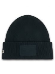 Lacoste Czapka RB9885 Zielony ciemny. Zielone czapki zimowe Lacoste, bez wzorów, z bawełny. Za 239.99 zł.
