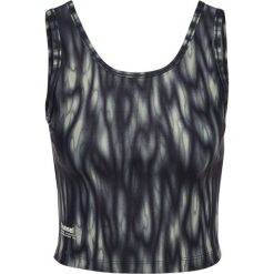 Damski tank top Hummel Aop Intensity. Zielone topy Hummel, bez wzorów, z materiału, bez kołnierzyka, bez ramiączek. Za 203.50 zł.