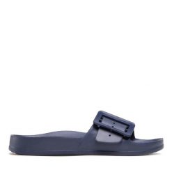 Klapki Big Star Shoes. Niebieskie klapki BIG STAR SHOES, bez wzorów, retro, bez obcasa, bez zapięcia. Za 69.99 zł.