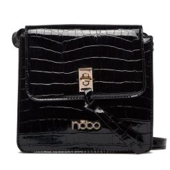 Torebka Nobo. Czarne listonoszki NOBO, bez wzorów, bez dodatków. Za 139.99 zł.