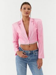 ROTATE Marynarka Sheer 111037465 Różowy Regular Fit. Czerwone marynarki i żakiety ROTATE, bez wzorów, z wiskozy, bez ramiączek. Za 1,499.00 zł.