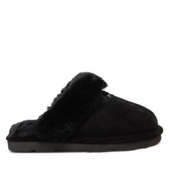 Kapcie Bearpaw. Czarne kapcie Bearpaw, bez wzorów. Za 229.99 zł.
