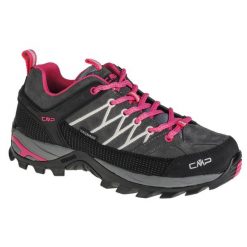 Buty trekkingowe damskie CMP Rigel Low. Fioletowe buty trekkingowe CMP, bez wzorów, z materiału, bez zapięcia, outdoorowe. Za 299.90 zł.