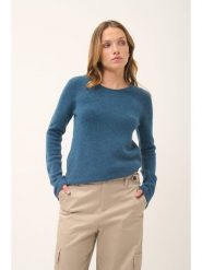 Just Cashmere Kaszmirowy sweter "Joyce" w kolorze niebieskim rozmiar: XXL. Niebieskie swetry Just Cashmere, xxl, bez wzorów, z kaszmiru, bez ramiączek. Za 425.06 zł.