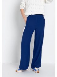 More & More Spodnie w kolorze niebieskim rozmiar: 46. Niebieskie spodnie materiałowe More & More, bez wzorów, z materiału. Za 130.99 zł.