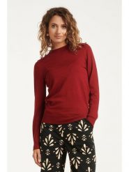 Smashed Lemon Sweter w kolorze bordowym rozmiar: S. Czerwone swetry Smashed Lemon, s, z aplikacjami, bez ramiączek. Za 104.99 zł.