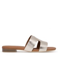 Klapki Sergio Bardi. Żółte klapki Sergio Bardi, bez wzorów, bez obcasa, bez zapięcia. Za 229.99 zł.